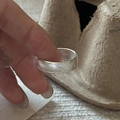 Minimalist S925 sterling silver ring featuring unique crumpled texture and matte finish - Adjustable Open / Wide Version (JZX120)