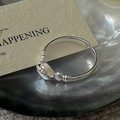 S925 sterling silver shell ring with pearl accent, adjustable minimalist ocean jewelry - Adjustable Open / Silver Shell Pearl (JZA183)