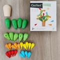 Set educativo di blocchi cactus in legno per bambini per migliorare abilità motorie - Nuovo Stile Cactus