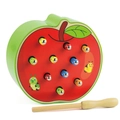 Gioco magnetico in legno a forma di mela per bambini per coordinazione occhio-mano - Stile Mela
