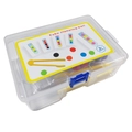 Educational tube clamping ball toy set for kids fine motor skills and sorting training - Test Tube Clamping Ball Style