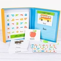 Gioco magnetico di ortografia per bambini con lettere colorate e schede illustrate di parole - Set di Ortografia Magnetica