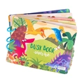 Educational dinosaur theme busy book for toddlers featuring interactive velcro activities - Dinosaur Theme