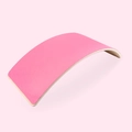 Wooden wobble balance board for kids with pink felt finish for sensory training - Pink