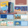 Libro sensoriale oceano per bambini con smistamento animali marini e puzzle interattivi - Mondo Sottomarino