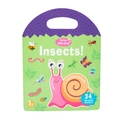 Insekten-Aufkleberbuch für Kinder mit 34 wiederverwendbaren bunten Cartoon-Stickern - Insektentiere