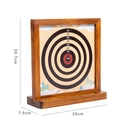 Set di freccette magnetiche a doppia faccia con telaio in legno e bersaglio vintage - Set Bersaglio Per Freccette Magnetico Doppia Faccia