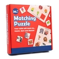 Educational wooden fruit and animal matching puzzle set for toddlers aged 36 months plus - Matching Puzzle (Matching Puzzle 0.5)
