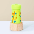 Klassisches Kaleidoskop-Spielzeug mit grünem Gehäuse und Holzsockel für Kinder - Grün