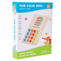 Gioco di logica educativo in legno a quattro colori per l'allenamento dei bambini - Giocatore Singolo
