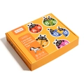 Gioco educativo a forma di coccinella con 52 pezzi di puzzle per bambini - Stile di abbinamento delle parole della coccinella