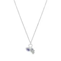 Collana in Argento S925 con Mano di Fatima e Occhio del Male in Smalto Blu - Argento 925 / Argento