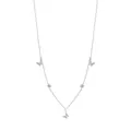 Collana in argento sterling S925 con ciondoli a farfalla e stella con micro zirconi - Argento 925 / Argento