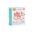 KABI wooden birthday cake toy set for kids with 24 pieces in a colorful retail box - American Birthday Cake Style (0.82) / 19x19x6