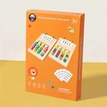 Double-sided four-color logic game in orange gift box for early cognitive learning - Double-Sided Four-Color Logic Game