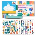 3D geometrisches DIY Aufkleber Puzzle Set mit U Boot und Raketen Themen für Kinder ab 3 Jahren - Transportstil