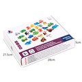Set puzzle 3D educativo in legno per bambini in confezione regalo di lusso - Blocchi Animali dell'Alfabeto Creativi