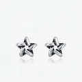Orecchini a stella in argento s925 vintage con design hip-pop intrecciato - Argento 925 / Argento sterling 925