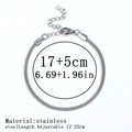 Polished silver stainless steel box chain bracelet with 5cm adjustable extension link - Double Row Box Chain / 2.5mm / Steel