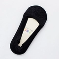 Fantasmini estivi da donna in pizzo nero con eleganti motivi floreali su sfondo bianco - Taglia unica / 01 Nero