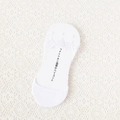 Calcetines invisibles de seda de hielo 3D blancos con elegante encaje y silicona antideslizante - Talla única / Blanco