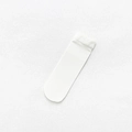 Calcetines blancos de algodón de terciopelo de alta densidad con puño elástico minimalista - Talla única / crema
