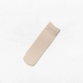 Calcetines cortos de terciopelo para mujer con suela de algodón beige y café claro - Talla única / Color Piel