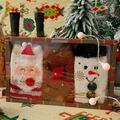 Kerstcadeauset met koraalvlies sokken in Kerstman-, Rendier- en Sneeuwpop-ontwerpen - Eén maat / Kerstman, Rendier en Sneeuwpop (Stijl Een)