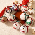 Detail of Christmas stocking gift set featuring fluffy socks in clear plastic ornaments - One Size / Transparent Ball Only (Without Socks)