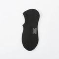 Calcetines invisibles negros para hombre con malla transpirable y diseño de letras modernas - Talla única / Negro