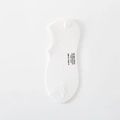 Calcetines invisibles blancos para hombre con malla transpirable y tejido de algodón - Talla única / Blanco