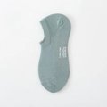 Calcetines invisibles de algodón transpirable para hombre en color turquesa claro - Talla única / Verde