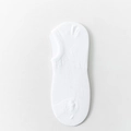 Calcetines invisibles blancos de malla transpirable con puño reforzado para mujer - Talla única / Blanco