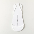 Calcetines invisibles blancos de corte ultra bajo para mujer en soporte de cartón - Talla única / Blanco