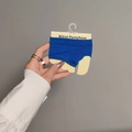 Königsblaue Halbe-Zehensocken, schweißabsorbierend mit Kartonverpackung für Flip-Flops - Einheitsgröße / Blau