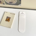 White modal ribbed slouch socks for women with vertical knit texture and paper tag - One Size / Pure White