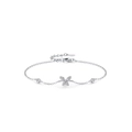 Elegant S925 sterling silver butterfly bracelet with shimmering zircon stones for women - Silver Full Stone Butterfly Style / 925 Silver