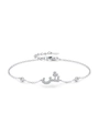 Bracciale S925 argento sterling con lettera araba e zirconi cubici scintillanti - Stile Pavé Carattere Arabo (SL2008) / Argento 925