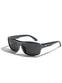 Futuristische Y2K Sport-Sonnenbrille in Metallic-Grau mit Stern-Nieten-Details - Gunmetal