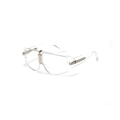 Gafas de sol vintage de gran tamaño en colores caramelo con detalles metálicos decorativos - Transparente