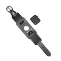 Cinturino retrò in pelle nera stile polsino con motivi celtici per Apple Watch e smartwatch - Nero Taglia 38 40