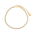 S925 sterling silver braided rope bracelet with gold beads and heart charm in light blue - 925 Silver / Gold Blue