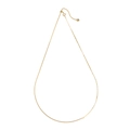 Collana minimalista in argento S925 con maglie miste dorate e piccolo ciondolo a cuore - Argento 925 / Oro