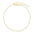 Minimalistisches verstellbares S925 Sterlingsilber Armband mit goldener Veredelung - 925er Silber / Gold