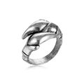 Anello unisex punk retrò in lega con design bionico a forma di chela di granchio - Stile Artiglio di Bestia (R-46)