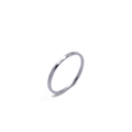 Minimalist silver irregular geometric facet ring in polished stainless steel for women - US 5 / Silver