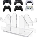 Supporto per controller in acrilico trasparente con design a livelli per 6 controller - Supporto per Display Trasparente a 6 Slot / Trasparente