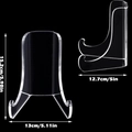 Supporto espositivo in acrilico trasparente alto 15,2 cm per piatti e opere - Grande