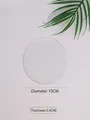 15cm round striped acrylic ripple board with 0.4cm thickness for DIY art painting - Coarse Stripe Round 15cm