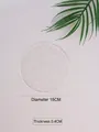 Acrylic water ripple plate 15cm diameter and 0.4cm thick for DIY painting decor - Ice Pattern Round 15cm
